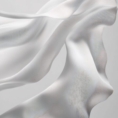 SC monogram silk twill: White/silver